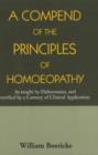 Compend of the Principles Homoeopathy - Book