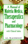 Manual of Materia Medica Theraoeutics & Pharmacology - Book