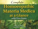 Complete Homoeopathic Materia Medica at a Glance : with Viva Notes - Book