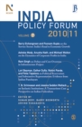 India Policy Forum 2010-11 : Volume 7 - Book