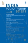 India Policy Forum 2012-13 : Volume 9 - Book