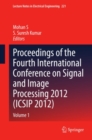 Proceedings of the Fourth International Conference on Signal and Image Processing 2012 (ICSIP 2012) : Volume 1 - eBook