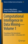 Computational Intelligence in Data Mining-Volume 1 : Proceedings of the International Conference on CIDM, 5-6 December 2015 - eBook