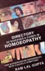 Directory of Diseases & Cures in Homeopathy : Part I - Book