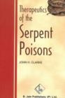 Therapeutics of the Serpent Poisons - Book