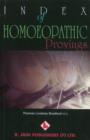 Index of Homoeopathic Provings - Book