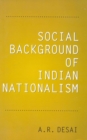 Social Background of Indian Nationalism - Book