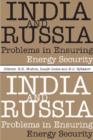 India and Russia : Problems in Ensuring Energy Security - Book
