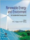Renewable Energy and Environment for Sustainable Development - Book