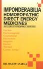 Imponderabilia Homoeopathic Direct Energy Medicines : Includes Auto-Bioenergy Medicines - Book