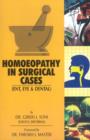 Homoeopathy in Surgical Cases : ENT, Eye & Dental - Book