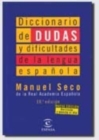 Diccionario De Dudas y Dificultades De La Lengua Espanola - Book