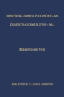 Disertaciones filosoficas XVIII - XLI - eBook