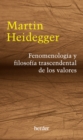 Fenomenologia y filosofia trascendental de los valores - eBook