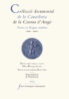Col*leccio documental de la Cancelleria de la Corona d'Arago - eBook