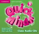 Quick Minds Level 3 Class Audio CDs (4) Spanish Edition - Book