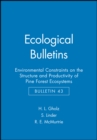 Ecological Bulletins, Environmental Constraints on the Structure and Productivity of Pine Forest Ecosystems - Book