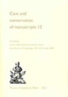 Care and Conservation of Manuscripts 12 - Book