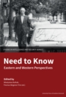 Need to Know : Eastern & Western Perspectives - Book