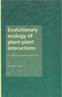 Evolutionary Ecology of Plant-Plant Interactions : An Empirical Modelling Approach - Book