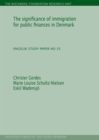 Significance of Immigration for Public Finances in Denmark : Study Paper No. 35 - Book