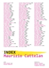 Maurizio Cattelan: Index - Book