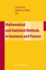 Mathematical and Statistical Methods for Insurance and Finance - eBook