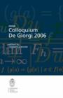 Colloquium De Giorgi : v. 1 - Book