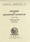 Grundriss der Aakadischem Grammatik - Book