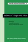 History of Linguistics 2002 : Selected papers from the Ninth International Conference on the History of the Language Sciences, 27-30 August 2002, Sao Paulo - Campinas - Book