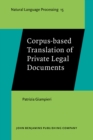 Corpus-based Translation of Private Legal Documents - eBook
