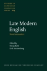 Late Modern English : Novel encounters - eBook