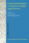 Corpus-based Research on Variation in English Legal Discourse - eBook