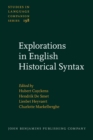 Explorations in English Historical Syntax - eBook