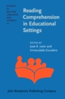 Reading Comprehension in Educational Settings - eBook