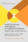 Social Environment and Cognition in Language Development : Studies in honor of Ayhan Aksu-Koc - eBook