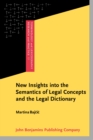 New Insights into the Semantics of Legal Concepts and the Legal Dictionary - eBook