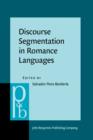 Discourse Segmentation in Romance Languages - eBook