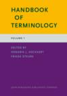 Handbook of Terminology : Volume 1 - eBook
