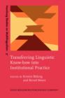 Transferring Linguistic Know-how into Institutional Practice - eBook