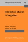 Typological Studies in Negation - eBook