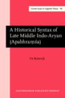 A Historical Syntax of Late Middle Indo-Aryan (Apabhram&#803;&#347;a) - eBook