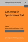 Coherence in Spontaneous Text - eBook