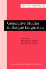 Generative Studies in Basque Linguistics - eBook