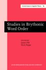 Studies in Brythonic Word Order - eBook