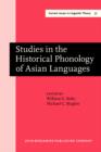 Studies in the Historical Phonology of Asian Languages - eBook