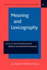 Meaning and Lexicography - eBook
