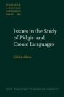 Issues in the Study of Pidgin and Creole Languages - eBook
