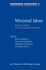 Minimal Ideas : Syntactic studies in the minimalist framework - eBook