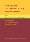 Handbook of Terminology Management : Volume 2: Application-Oriented Terminology Management - eBook